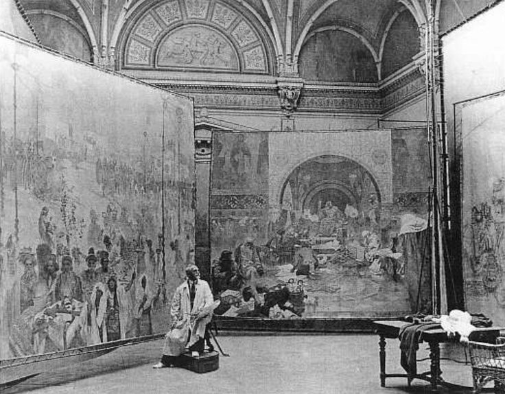 The Slav Epic (The Slavs in Their Original Homeland) by Alphonse Mucha