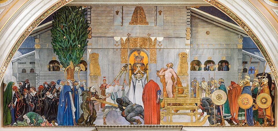 Midvinterblot by Carl Larsson